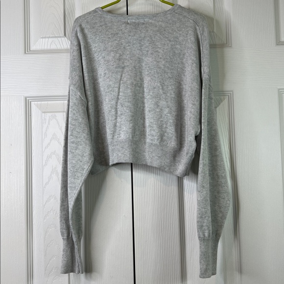 Art Class Girl's Light Gray Button-Front Sweater Size S (6/7) - Picture 7 of 7